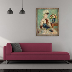 Tablou inramat - Pierre Auguste Renoir - Dra Charlotte Berthier, 50 x 60 cm - Img 2