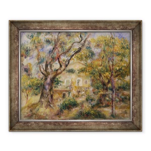 Tablou inramat - Pierre Auguste Renoir - Ferma de la Les Collettes, Cagnes, 50 x 60 cm