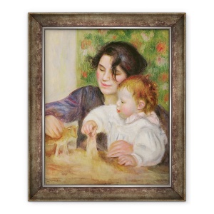 Tablou inramat - Pierre Auguste Renoir - Gabrielle and Jean, 70 x 85 cm
