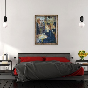 Tablou inramat - Pierre Auguste Renoir - La cafenea, 60 x 80 cm - Img 3