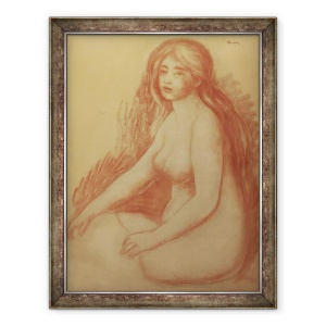 Tablou inramat - Pierre Auguste Renoir - La scaldat III, 60 x 80 cm