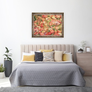 Tablou inramat - Pierre Auguste Renoir - Pat de anemone, 60 x 80 cm - Img 3