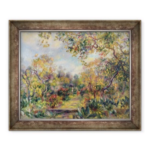 Tablou inramat - Pierre Auguste Renoir - Peisaj la Beaulieu, 50 x 60 cm