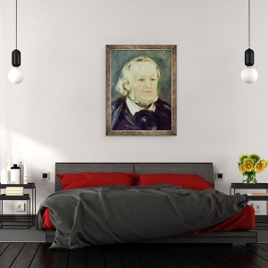 Tablou inramat - Pierre Auguste Renoir - Portretul lui Richard Wagner 1813-83, 60 x 80 cm - Img 3