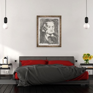 Tablou inramat - Pierre Auguste Renoir - Portretul lui Richard Wagner, 70 x 90 cm - Img 3