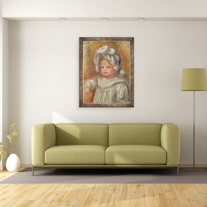 Tablou inramat - Pierre Auguste Renoir - Portretul unui copil, 70 x 90 cm - Img 2
