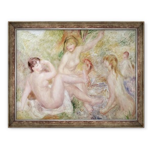 Tablou inramat - Pierre Auguste Renoir - Studiu pentru scaldari mari, 70 x 90 cm