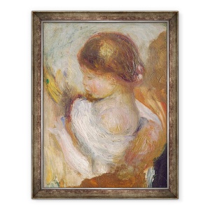 Tablou inramat - Pierre Auguste Renoir - Tanara fata lectura, 60 x 80 cm