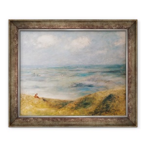 Tablou inramat - Pierre Auguste Renoir - Vedere la mare, 70 x 85 cm