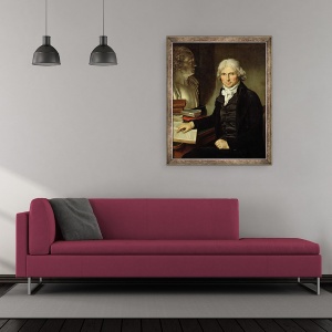Tablou inramat - Pierre Maximilien Delafontaine - Portret De Francois Xavier Bichat, 50 x 60 cm - Img 2