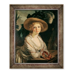 Tablou inramat - Pierre-Paul Prud'hon - Portret De O Tanara Femeie, 50 x 60 cm