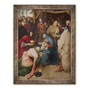 Tablou inramat - Pieter Bruegel the Elder - Adorarea Regilor, 60 x 80 cm