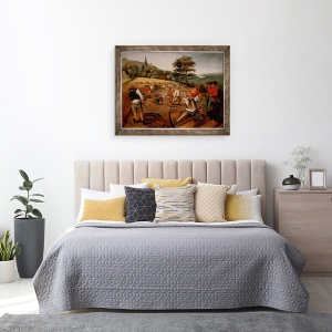 Tablou inramat - Pieter Brueghel the Younger - Summer, 60 x 80 cm - Img 3