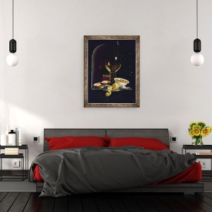 Tablou inramat - Pieter Claesz - Natura moarta, 60 x 80 cm - Img 3