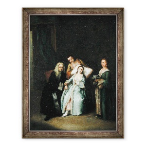 Tablou inramat - Pietro Longhi - Femeia bolnava, 60 x 80 cm