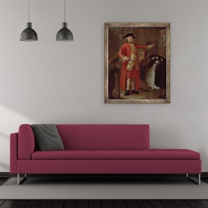 Tablou inramat - Pietro Longhi - Magratul gigant, 50 x 60 cm - Img 2