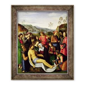 Tablou inramat - Pietro Perugino - Plangerile lui Hristos, 50 x 60 cm