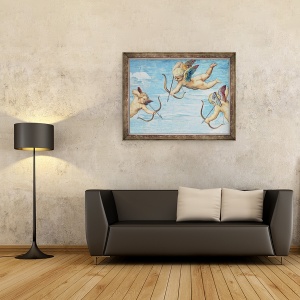 Tablou inramat - Raphael - Triumful Galatei II, 70 x 90 cm - Img 3