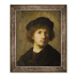 Tablou inramat - Rembrandt Harmensz van Rijn - Autoportret II, 70 x 85 cm