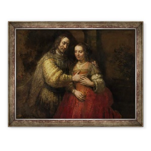 Tablou inramat - Rembrandt Harmensz van Rijn - Mireasa evreiasca, 60 x 80 cm