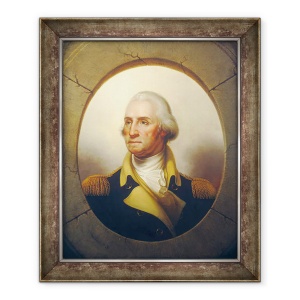 Tablou inramat - Rembrandt Peale - George Washington, 50 x 60 cm