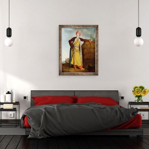 Tablou inramat - Richard Cosway - Portretul unui Armean, 60 x 80 cm - Img 3
