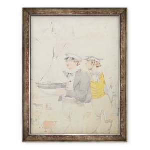 Tablou inramat - Richard Dadd - Membrii minori ai Clubului de Yacht, 60 x 80 cm