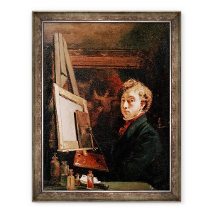 Tablou inramat - Richard Parkes Bonington - Autoportret, 60 x 80 cm