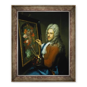 Tablou inramat - Richard van Bleeck - Portretul artistului Coenraet Roepel, 50 x 60 cm