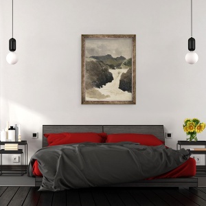 Tablou inramat - Robert Hills - Forta Skelwith, Westmorland, 60 x 80 cm - Img 3