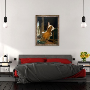 Tablou inramat - Robert Lefevre - Portret De Yelizaveta Demidova, 60 x 80 cm - Img 3