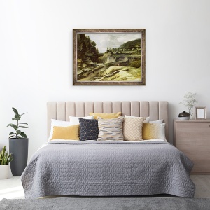 Tablou inramat - Roelandt Roghman - Peisaj rau scandinav, 60 x 80 cm - Img 3