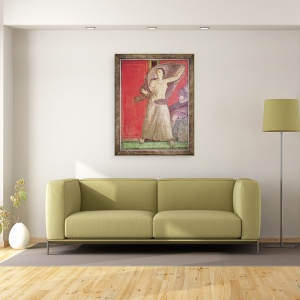 Tablou inramat - Roman - Femeia surprinsa, Zidul de Nord, Oecus 5, 70 x 90 cm - Img 2