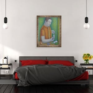 Tablou inramat - Ruth Addinall - Baiat de Aur, 70 x 90 cm - Img 3