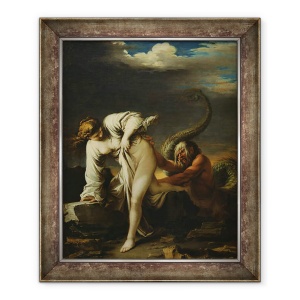 Tablou inramat - Salvator Rosa - Glaucus si Scylla, 50 x 60 cm