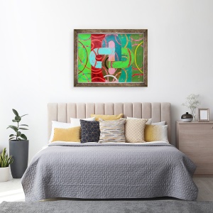 Tablou inramat - Sara Hayward - Abstract 10, 70 x 90 cm - Img 3