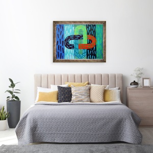 Tablou inramat - Sara Hayward - Abstract 3, 60 x 80 cm - Img 3