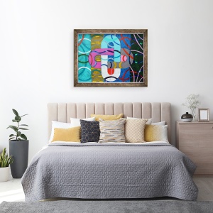 Tablou inramat - Sara Hayward - Abstract I 60 x 80 cm - Img 3
