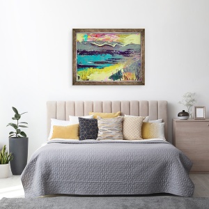 Tablou inramat - Sara Hayward - Afara la mare, 70 x 90 cm - Img 3