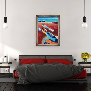 Tablou inramat - Sara Hayward - Devon, 60 x 80 cm - Img 3