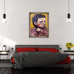 Tablou inramat - Sara Hayward - Dylan Thomas, 60 x 80 cm - Img 3