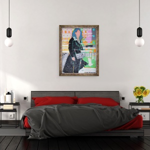 Tablou inramat - Sara Hayward - Elle V, 70 x 90 cm - Img 3