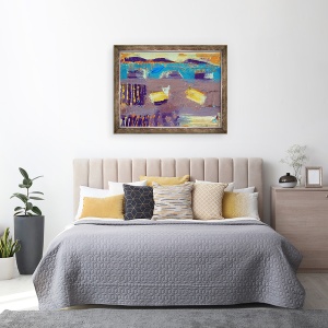 Tablou inramat - Sara Hayward - Insula oilor, 60 x 80 cm - Img 3