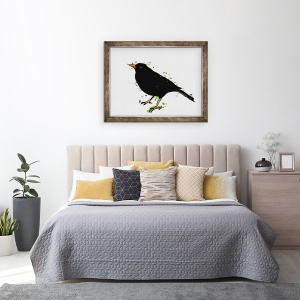 Tablou inramat - Sarah Thompson-Engels - BlackBird,2018, 60 x 80 cm - Img 3