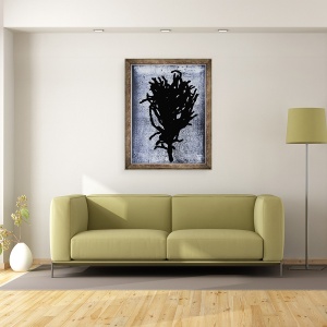 Tablou inramat - Sarah Thompson-Engels - Feriga neagra 2020, 60 x 80 cm - Img 2