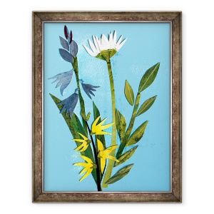Tablou inramat - Sarah Thompson-Engels - Flori de primavara, 70 x 90 cm