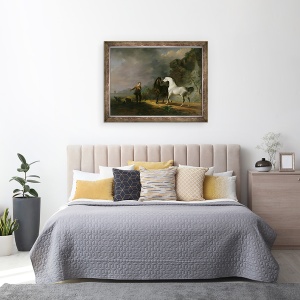 Tablou inramat - Sawrey Gilpin - Gulliver Adresandu-se Houyhnhnms, 60 x 80 cm - Img 3