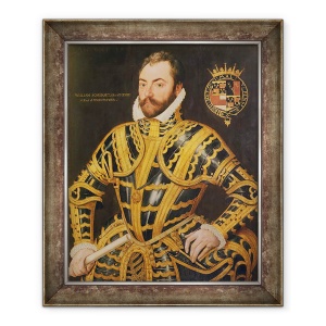 Tablou inramat - Scoala Engleza - William Somerset c.1527-89 al treilea conte de Worcester, 70 x 85 cm