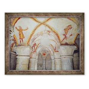 Tablou inramat - Scoala franceza - Interior, 70 x 90 cm
