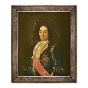 Tablou inramat - Scoala Franceza - Pierre-Paul de Riquet 1646-1730 Conte de Caraman, 50 x 60 cm